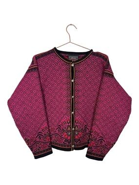 Dale of Norway Sweater Cardigan Pink